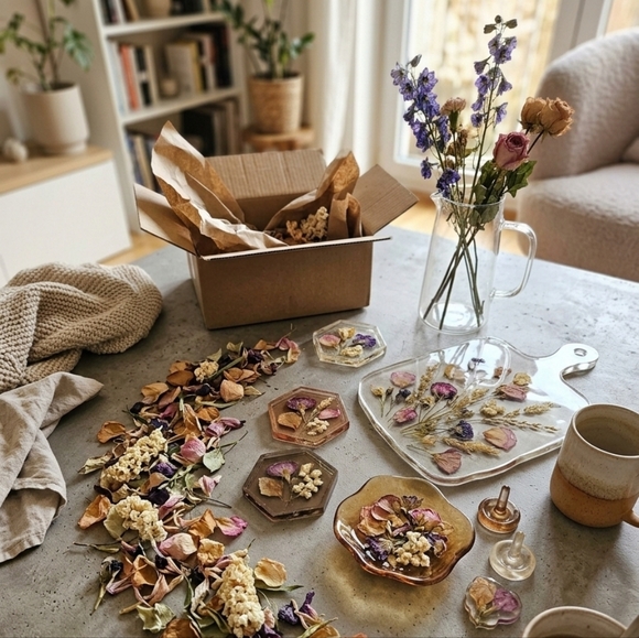 Other - Dried Floral Petals Arrangement Mix Flower DIY Decoration